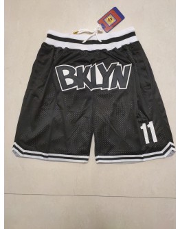 Brooklyn Nets Black Just Don Shorts