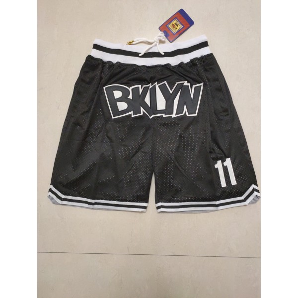 Brooklyn Nets Black Just Don Shorts