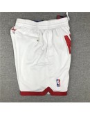 Brooklyn Nets White Just Don Shorts