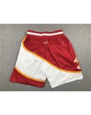 Atlanta Hawks Red Just Don Shorts