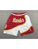 Atlanta Hawks Red Just Don Shorts