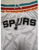 San Antonio Spurs White Just Don Shorts