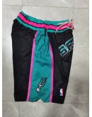 San Antonio Spurs Black Just Don Shorts