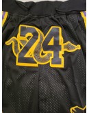 Los Angeles Lakers Black Just Don Shorts