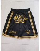 Los Angeles Lakers Black Just Don Shorts