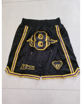 Los Angeles Lakers Black Just Don Shorts