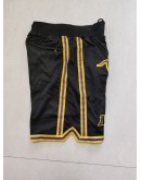 Los Angeles Lakers Black Just Don Shorts