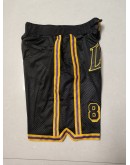 Los Angeles Lakers Black Just Don Shorts