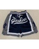 New York Yankees Black Just Don Shorts