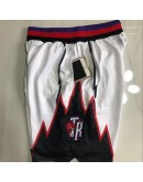 Toronto Raptors White Just Don Shorts