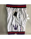 Toronto Raptors White Just Don Shorts