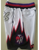 Toronto Raptors White Just Don Shorts