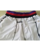 Toronto Raptors White Just Don Shorts