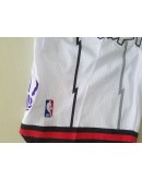 Toronto Raptors White Just Don Shorts