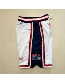 USA Basketball White Just Don Shorts