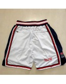 USA Basketball White Just Don Shorts