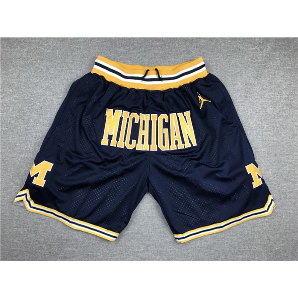 Michigan Wolverines Black Just Don Shorts