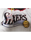 Philadelphia 76ers White Just Don Shorts