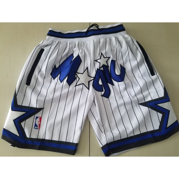 Orlando Magic White Just Don Shorts