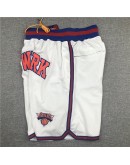 New York Knicks White Just Don Shorts