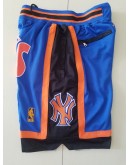 New York Knicks Blue Just Don Shorts