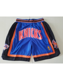 New York Knicks Blue Just Don Shorts