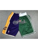 Los Angeles Lakers Blue & Green Just Don Shorts