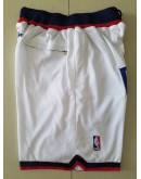 Washington Bullets White  Just Don Shorts