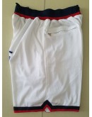 Washington Bullets White  Just Don Shorts