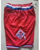 All Star Red Just Don Shorts