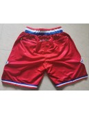 All Star Red Just Don Shorts