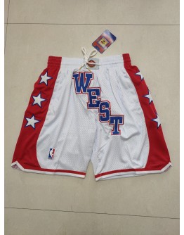 West All Star White Just Don Shorts