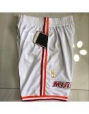 Miami Heat White  Just Don Shorts