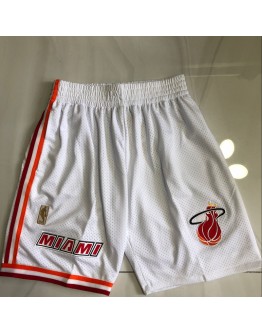 Miami Heat White  Just Don Shorts