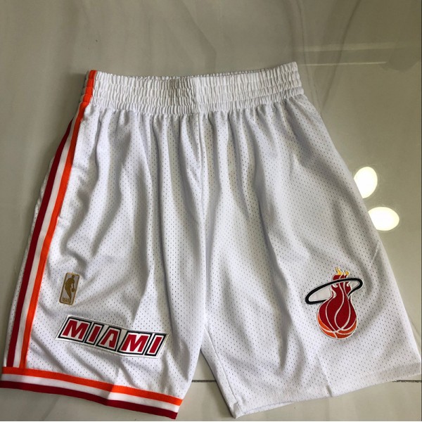 Miami Heat White  Just Don Shorts