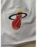 Miami Heat White  Just Don Shorts