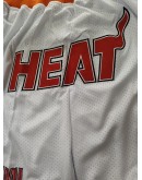 Miami Heat White  Just Don Shorts