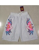 Pink Panther White Just Don Shorts