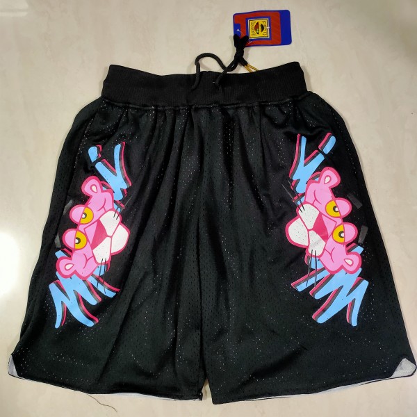 Pink Panther Black Just Don Shorts