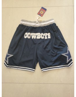 Dallas Cowboys Black Just Don Shorts