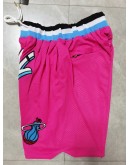 Miami Heat Pink Just Don Shorts