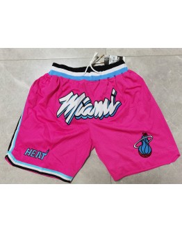 Miami Heat Pink Just Don Shorts