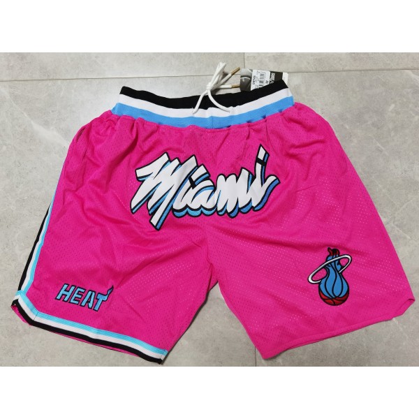 Miami Heat Pink Just Don Shorts