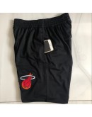 Miami Heat Black Just Don Shorts