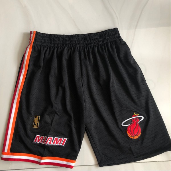 Miami Heat Black Just Don Shorts