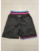 Miami Heat Black Just Don Shorts