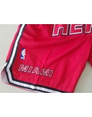 Miami Heat Red Just Don Shorts