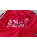 Miami Heat Red Just Don Shorts