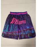 Miami Heat Purple Just Don Shorts