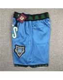 Minnesota Timberwolves Blue Just Don Shorts